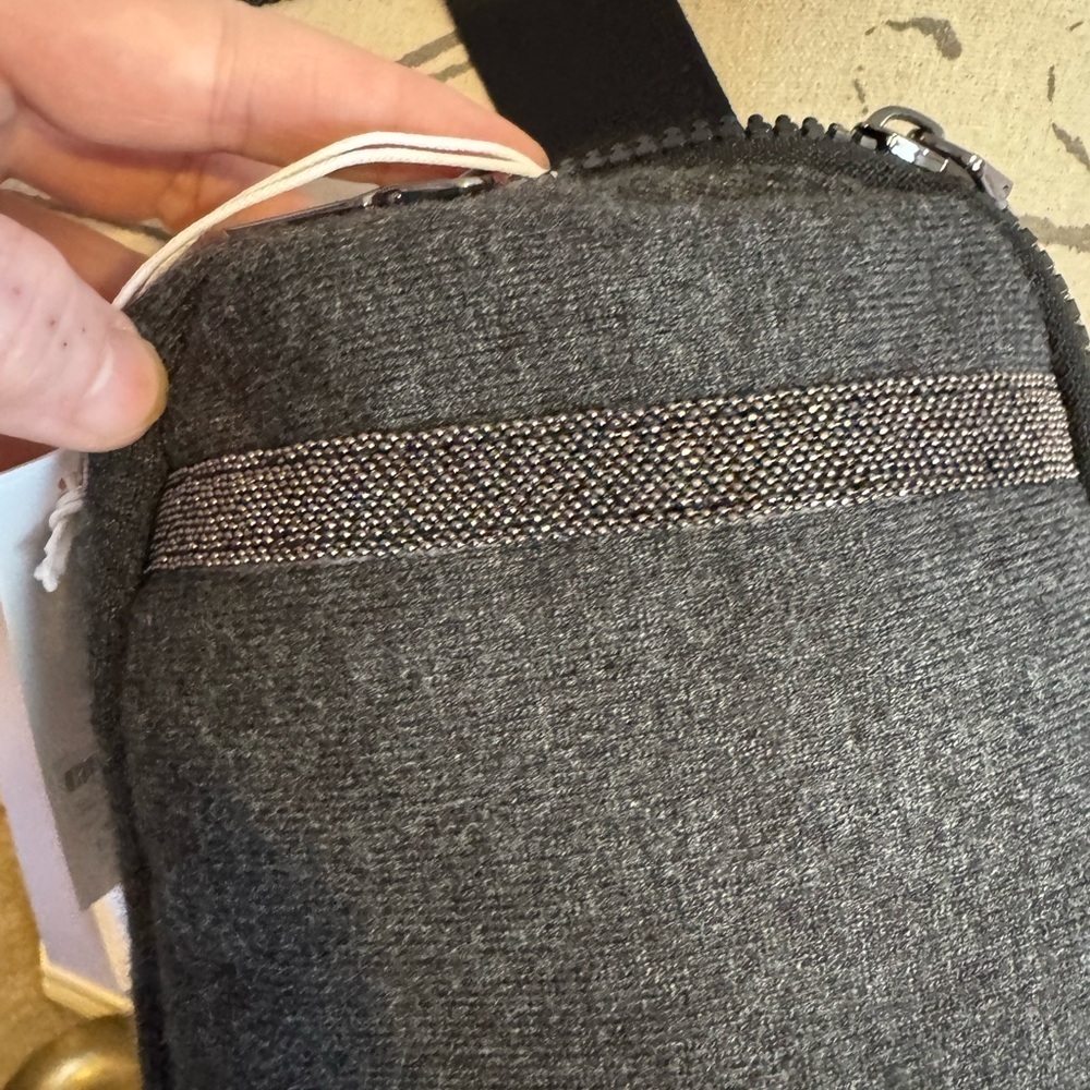 Chico's dark grey cashmere Crossbody Bag - Picture 3 of 5
